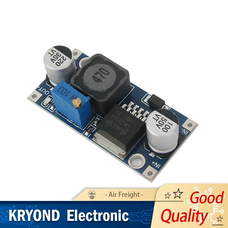 LM2596S DC-DC Buck Converter Vehicle Stabilizers Step-Down Power Supply Module LM2596 Adjustable DC 1.25V-35V Voltage Regulators