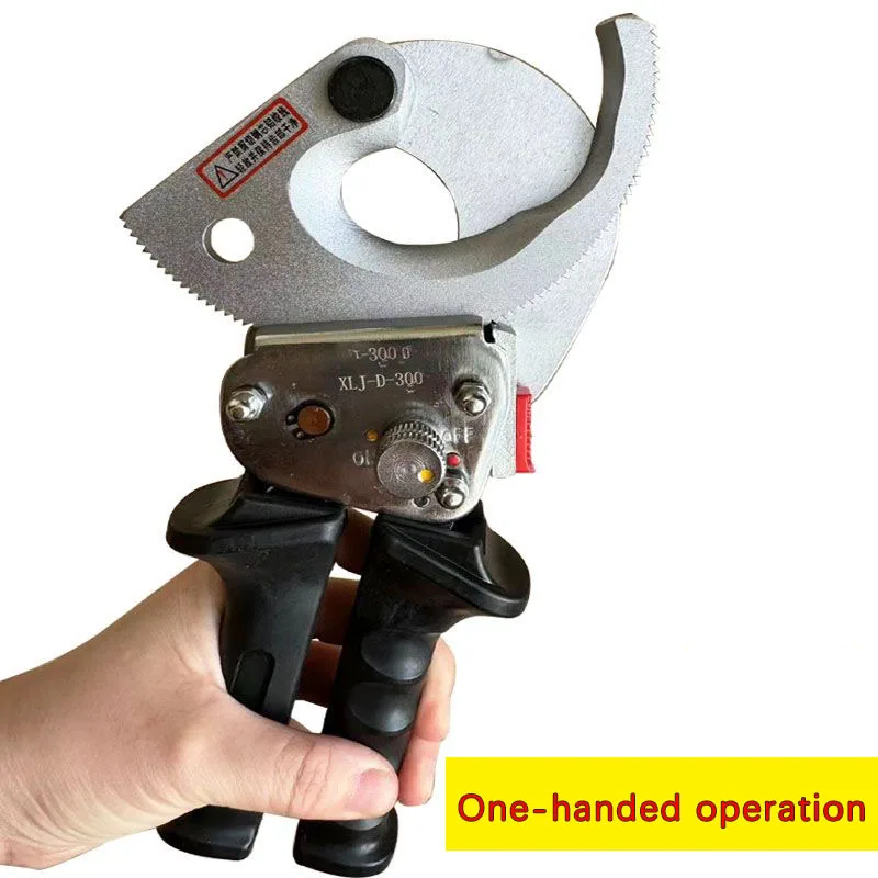 Electrician Ratchet XLJ-D300/500 Cable Shear Manual  Shear Small Gear Telescopic Special Cable Shear Crimp