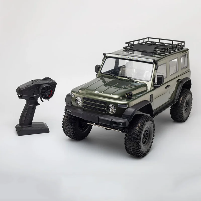 イーコン 1/8スケール オフロードRCカー 4WD 電動リモコン クライミングカー デフロック付き デュアルスピード LEDライト搭載