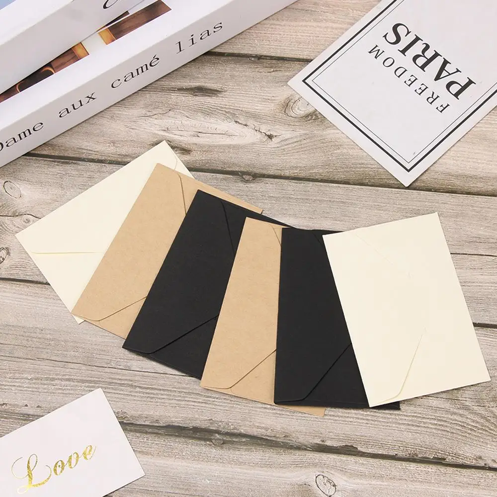 20 Pcs/Set Creative Office Supplies Stationery Retro Western Envelope Paper Mailer Kraft Paper Business Card Storage