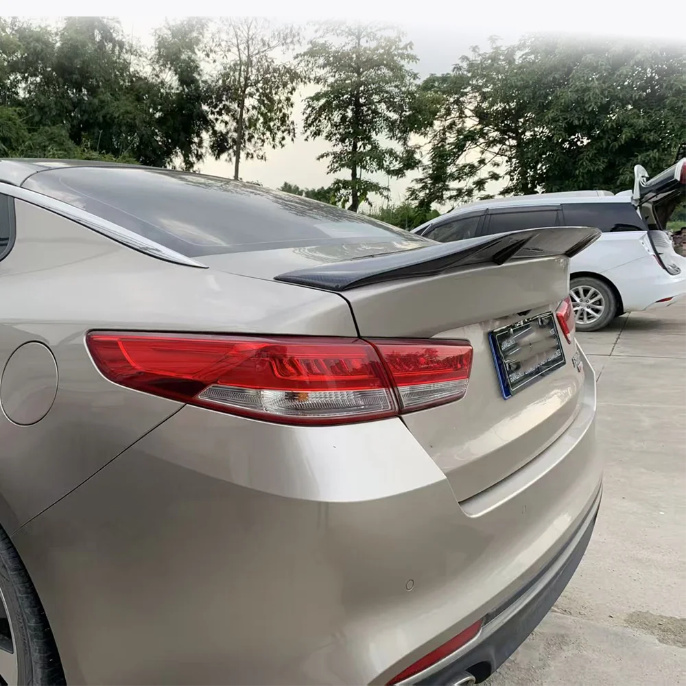 

Suitable for 16-18 Kia K5 sedan spoiler, fender, rear tailgate, external components, rear spoiler, ABS material, R model
