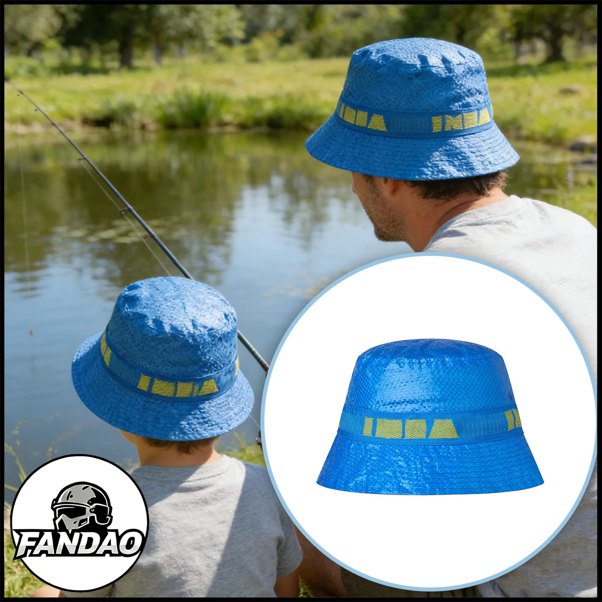 

UV Protection Wide Brim Bucket Hat Parent-child Outdoor Sun Hat Ideal for Fishing Camping Hunting Hiking and Outdoor Activities