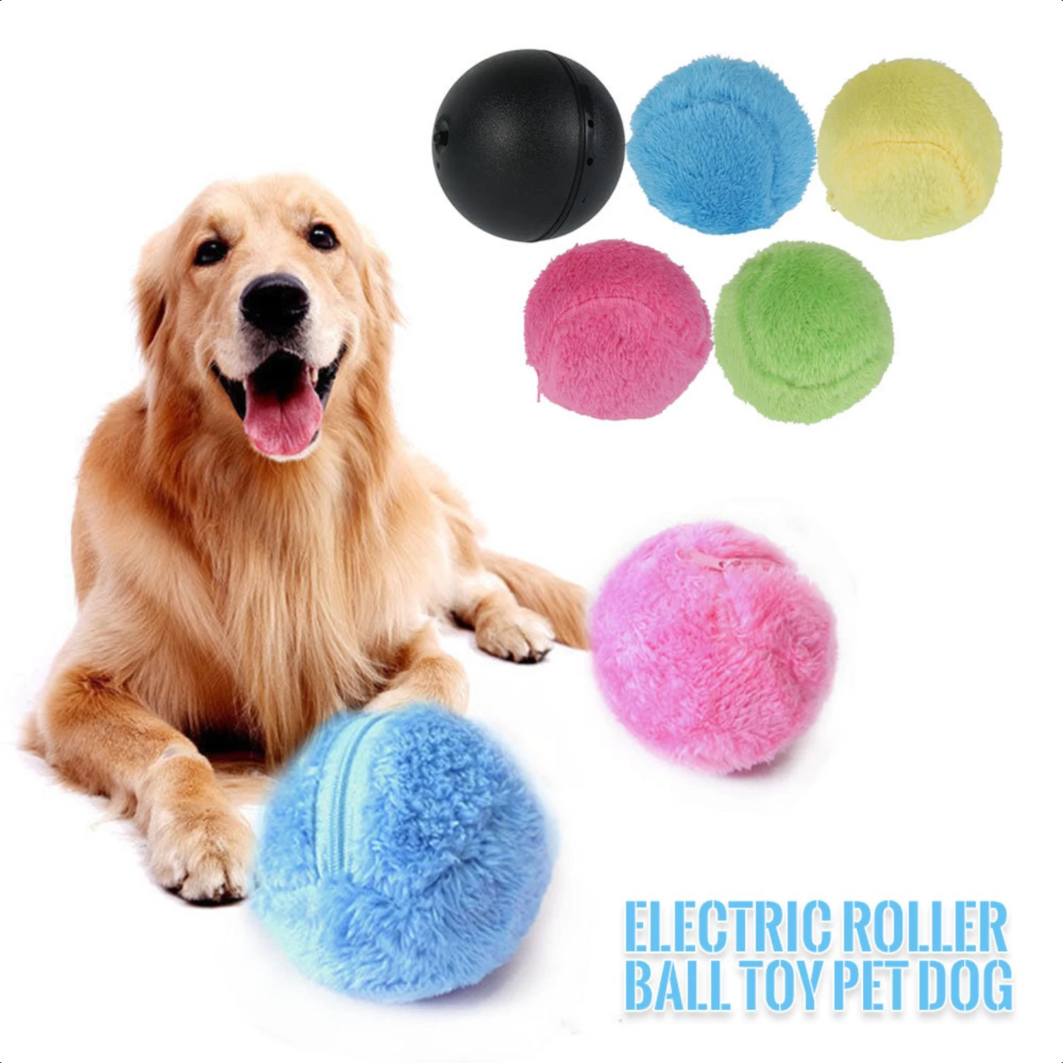 Exciting and Fun Interactive Plush Chew Toy for Dogs and Cats - Self-Activating Addictive Pet Toy with Engaging Features for Cle