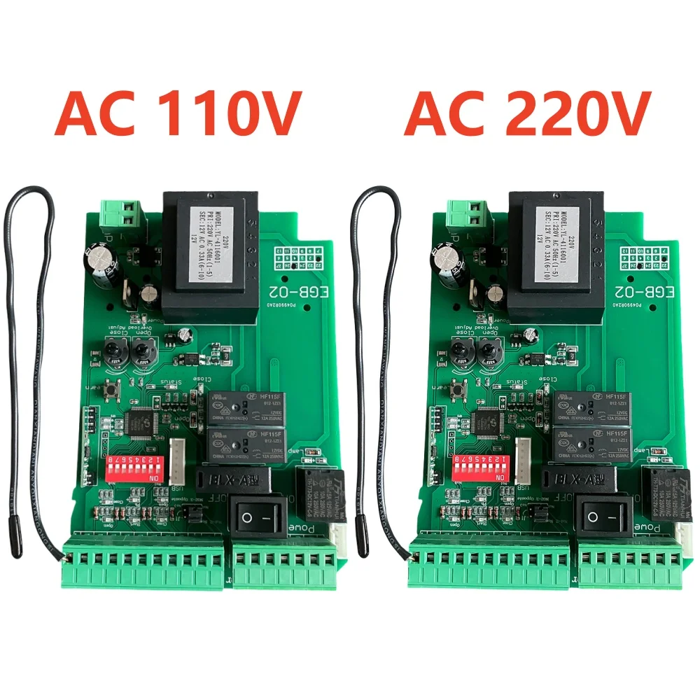 Modern Design Automatic Sliding Gate AC 110V/AC 220V Motor PCB Control Board Panel with Remote