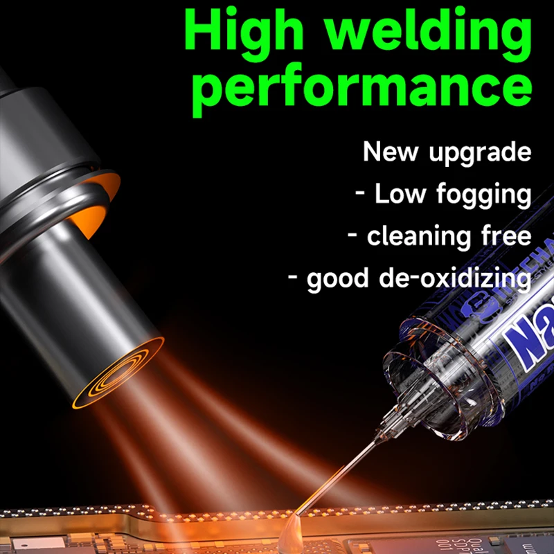 MECHANIC M35 Nano Flux Paste High Welding Performance Transparent Soldering Grease For Electronics PCB IC Phone CPU LED Repair