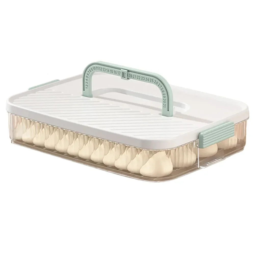 Multi Layer Dumpling Storage Practical Choices Dumpling Storage Box Buckle Design Buckle Design Easy To Clean Fresh Keeping