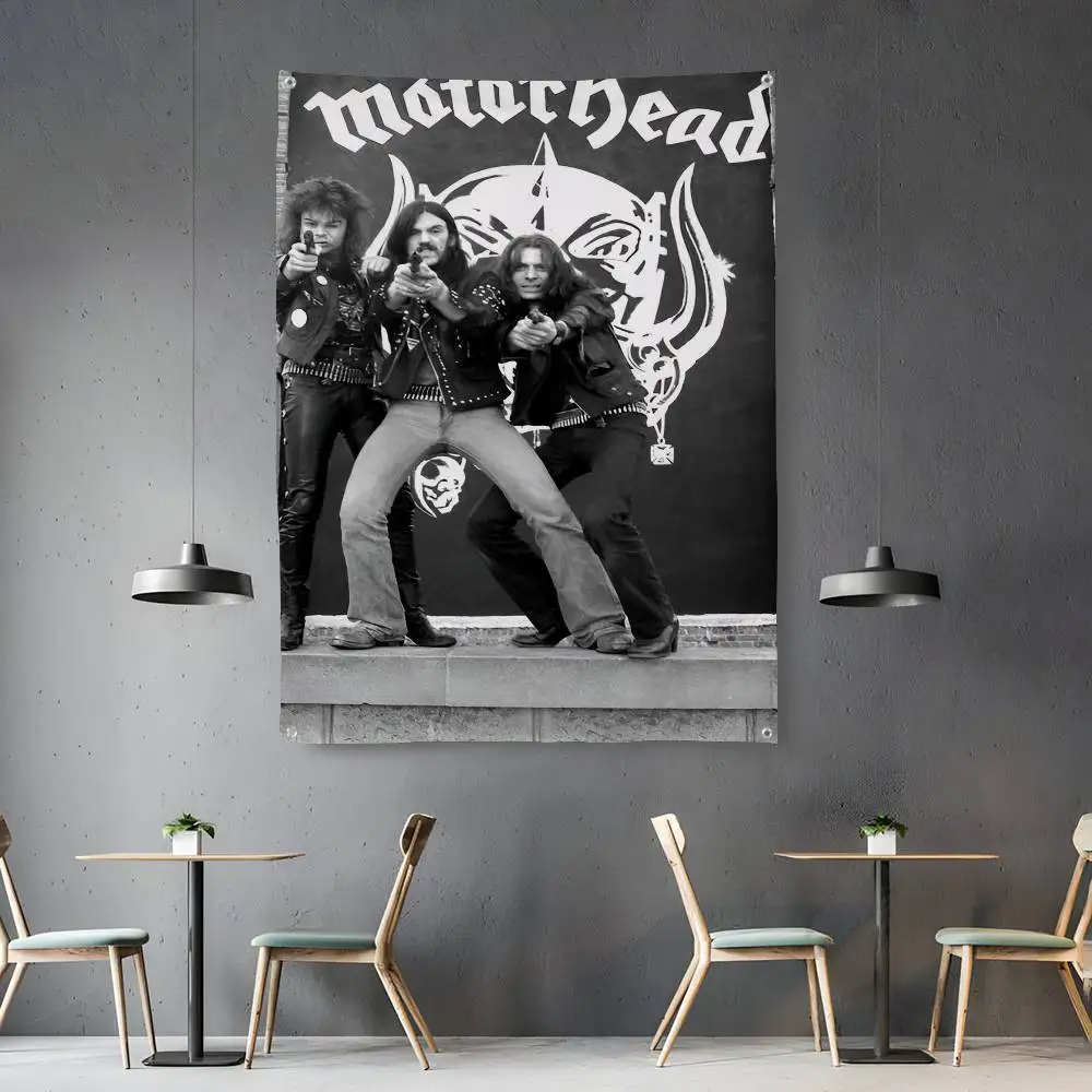 

Rock L-lemmy KilmisterS M-MotorheadS Flag Hanging Banner Atmosphere For Dormitory Bedroom Outdoor Living Room Art Decoration