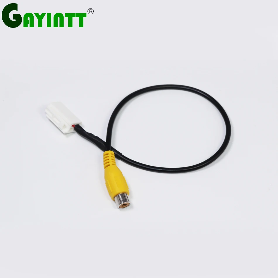 

GAYINTT 4Pin Wiring Harness Cable Connector Reversing Camera Cable Connector Adapter Wiring For Toyota Mazda