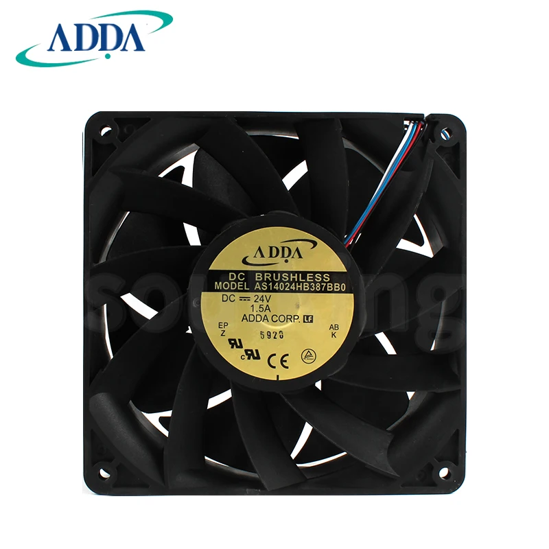 

NEW ADDA AS14024HB387BB0 24V 1.5A 14038 4lines PWM control speed cooling fan