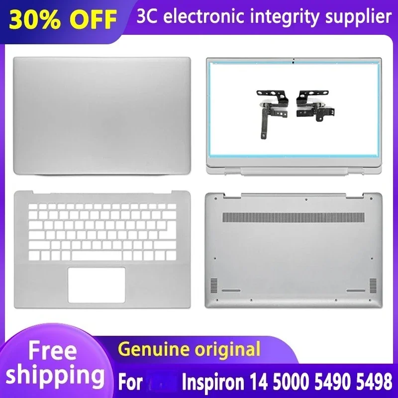

Новый чехол для ноутбука Inspiron 14 5000 5490 5498, задняя крышка ЖК-дисплея, передняя панель, упор для рук, нижняя часть корпуса, петли, верхний корпус C4VGP 0R0VH6
