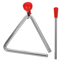Triangle Percussion Instrument Musical Instruments for Toddlers Set Metal Plastic Toys Preschool