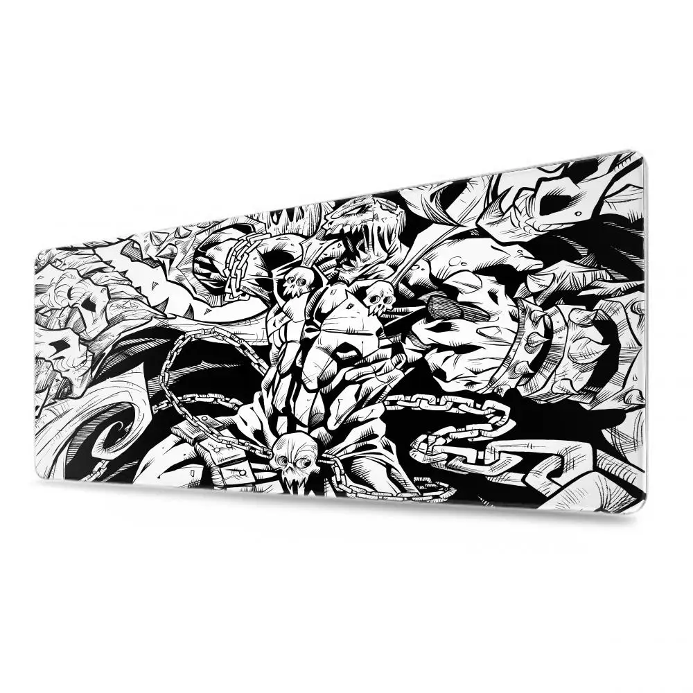 لوحة ماوس سبون للكمبيوتر اللوحي، لوحة ماوس للكمبيوتر المحمول xl لسطح المكتب، لوحة مفاتيح ألعاب لطيفة عالية الدقة بألوان قوس قزح، مشغل csgo، 90x40