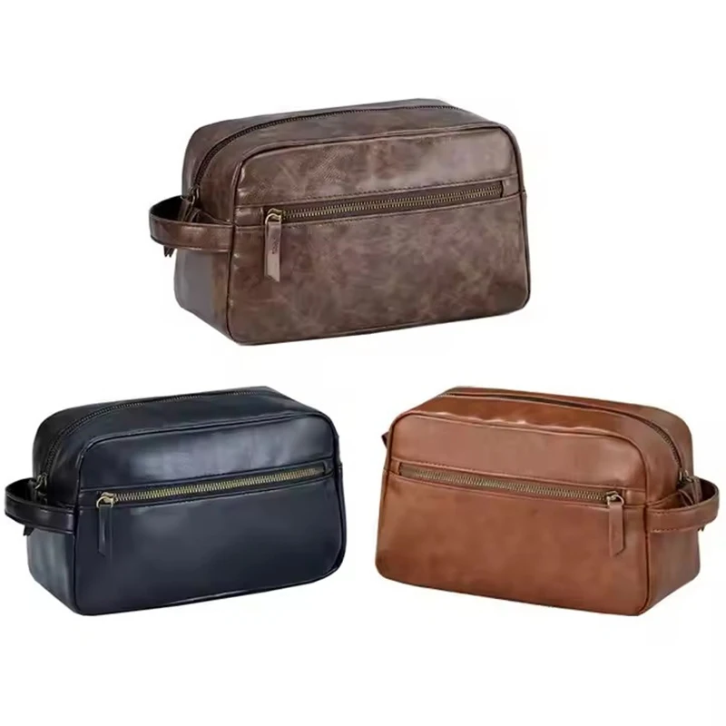 

Fashion High-end For Men's Business Travel Toiletry Bag Large Capacity High Value Handheld Storage Bag