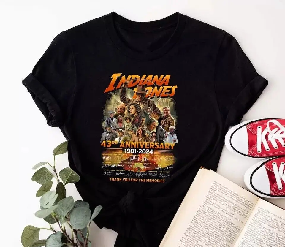 Indiana Jones 43rd Anniversary 1981 2024 Thank You For The Memories T Shirt