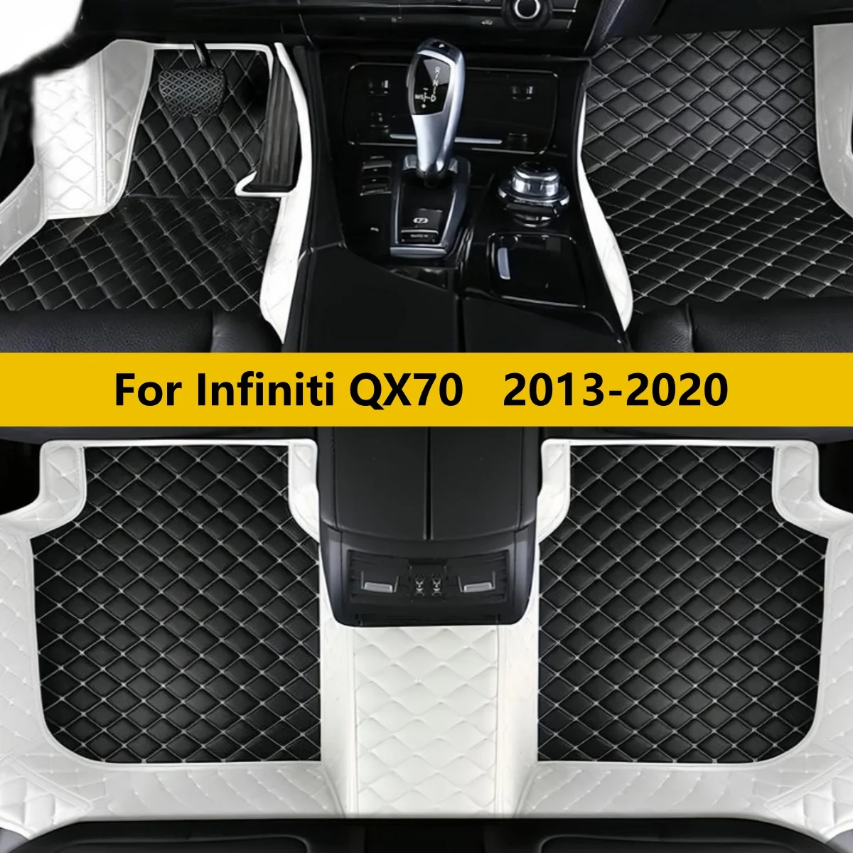 

Автомобильные коврики для Infiniti QX70 2013-2020, водонепроницаемые, Tapetes Para Carro