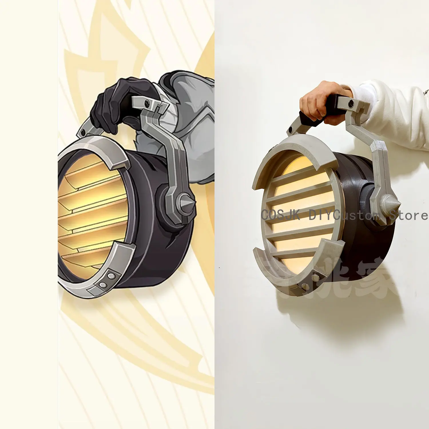 

Anime Illuga Genshin Impact Cosplay Hand Lantern Props Cartoon Hands Lamp Lantern Light Portable Lights Luminous Weaponry Prop