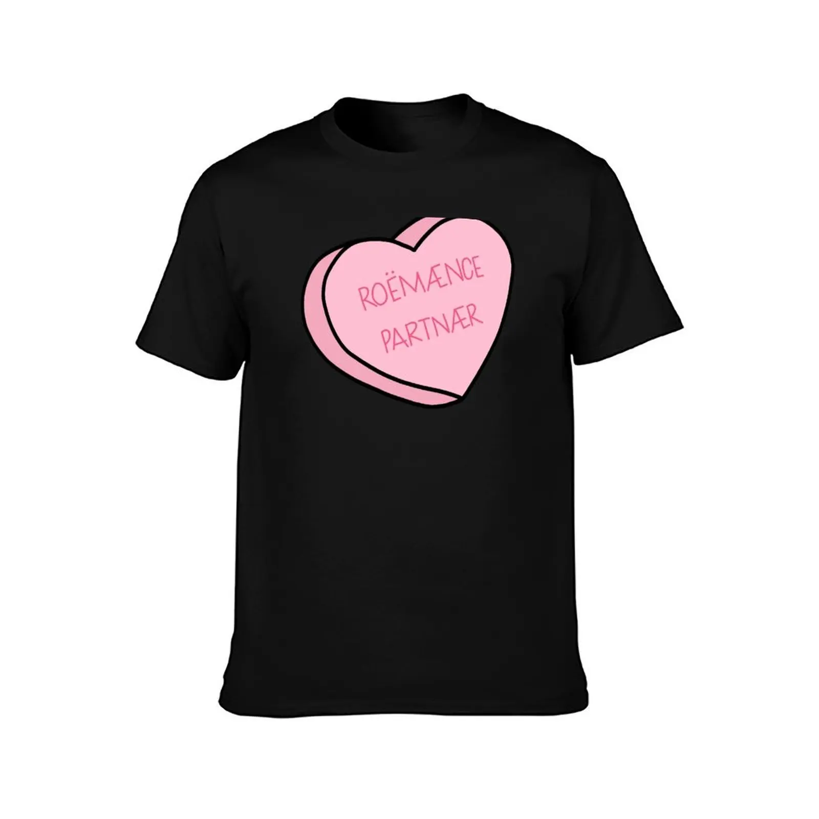 ro?m?nce partn?r candy heart dimension 20 fantasy high T-Shirt Plus Size Basic Short Sleeve Top T-Shirt