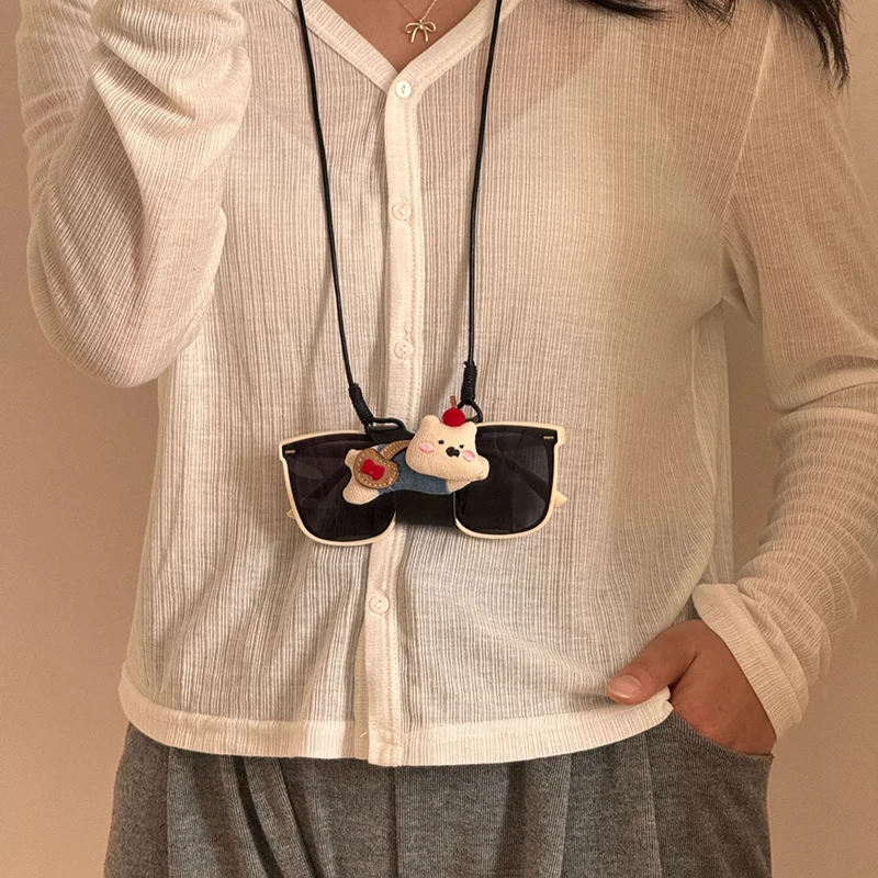 

Sunglasses Hanging Rope Cartoon Dog Prevent Falling Hanging Neck Glasses Chain Prevent Detachment Chains