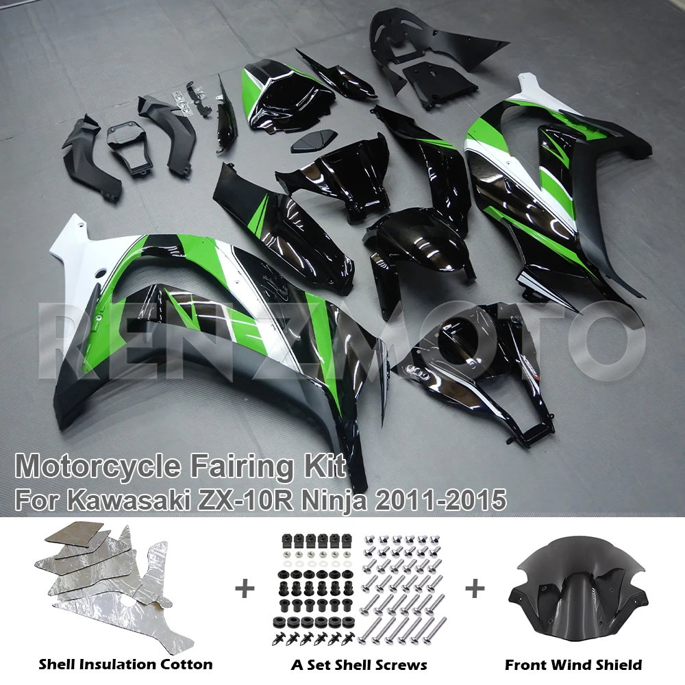 

For Kawasaki ZX-10R Ninja 2011 2012 2013 2014 2015 Motorcycle Fairing Kit Body Decoration Plastic Guard