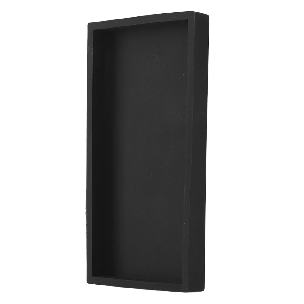 Rectangle Shape Silicone Storage Tray S/L Black/White Silicone Organizer Tray Non-Slip Silicone Countertop Tray For Kitchen
