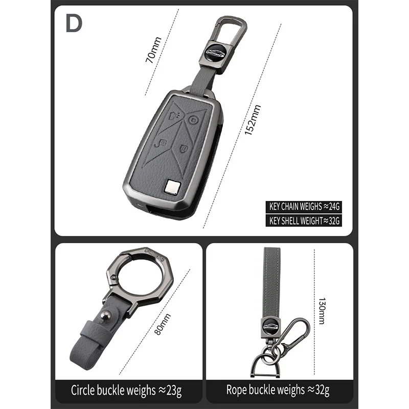 4 Buttons Zinc Alloy Leather Pickup Truck Car Key Case Caps Key Cover For Renault Euro 6 Series T C K Gama Shell Bag Keyring view 5
