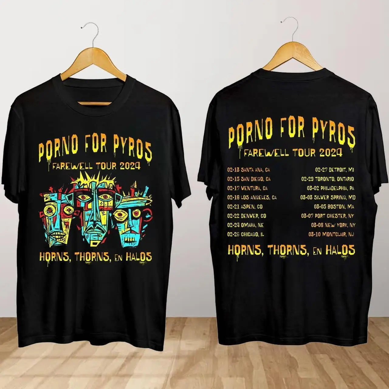 Porno for Pyros Farewell Tour 2024 T Shirt gift fans, new new , all size.