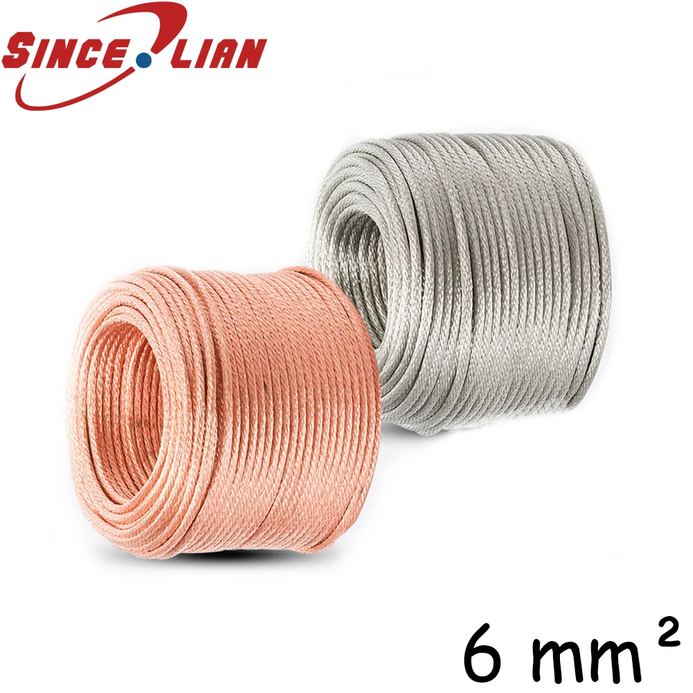 10M Soldering Desoldering Solder Wire Wick Braid Flux Remover Weld Sucker Cable 6mm2 Square Fluxed Flux Electrical Copper Wire