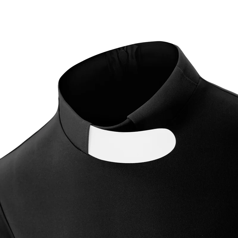 Catholic Clergy Dress for Women Church Pastor Lady Dress Black Clergy Dress