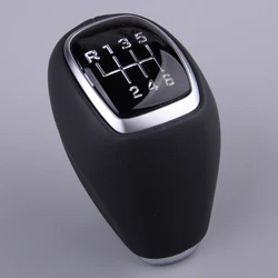 Car Front Gear Shift Knob Head Leather 6 Speed 43711F2300 Fit for Hyundai Tucson TL MK3 2017 2018 2019 2020