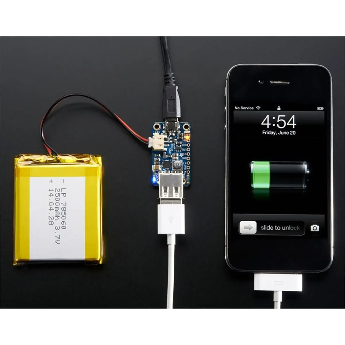 DT89 NEW For 1944 5V PowerBoost 500 Charger LiPo USB Boost Converter Module 500mA+ Step-Up Power Supply Board