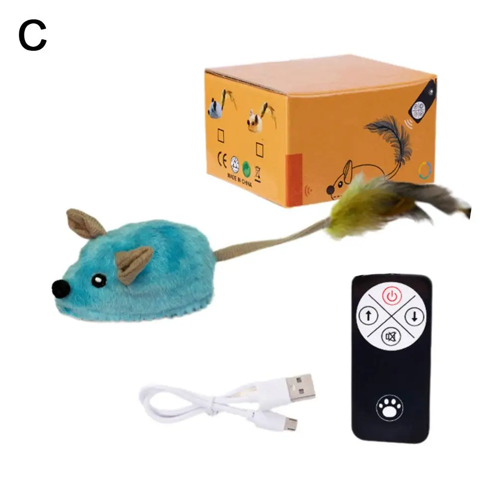 Ratón pequeño simulado y herramienta de autoentretenimiento para perros, juguete inteligente para el hogar, Spor eléctrico con detección, P9c9