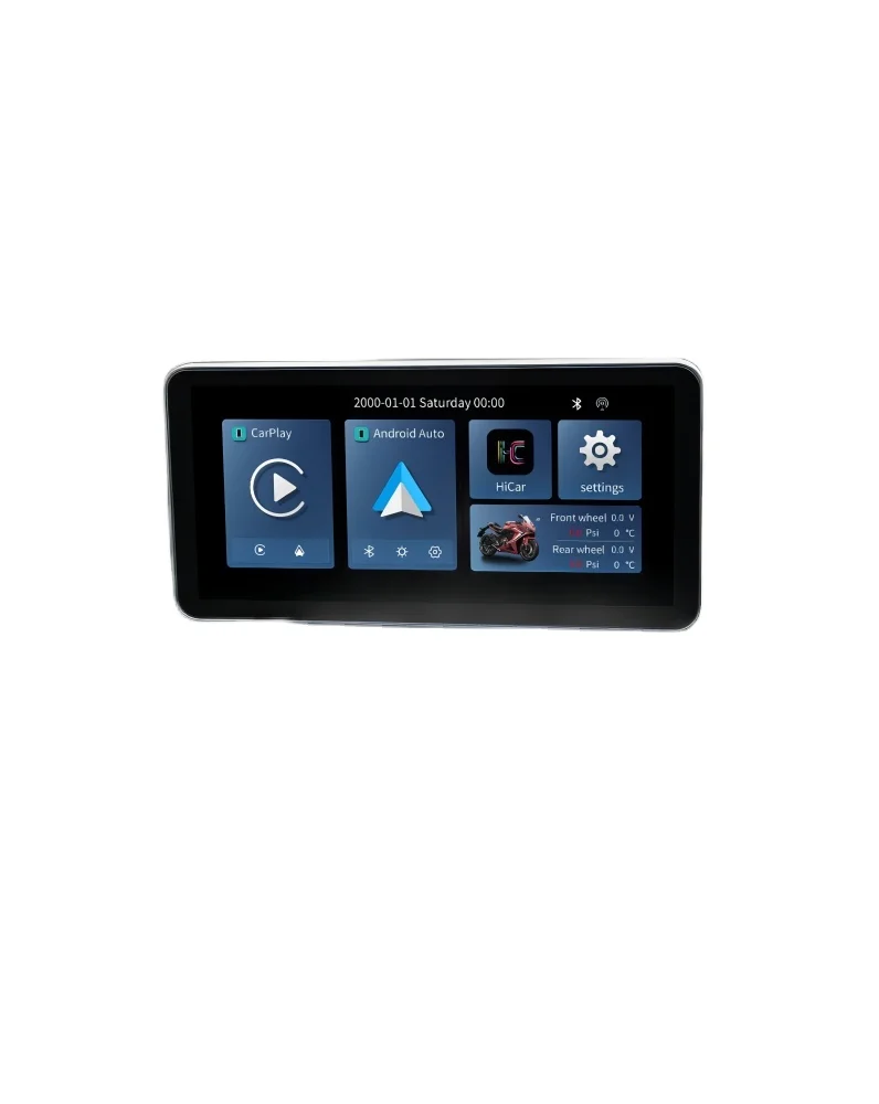 6.3 Inch TPMS Display Moto Veicolo Intelligente Car DVD Player with Square Control Button