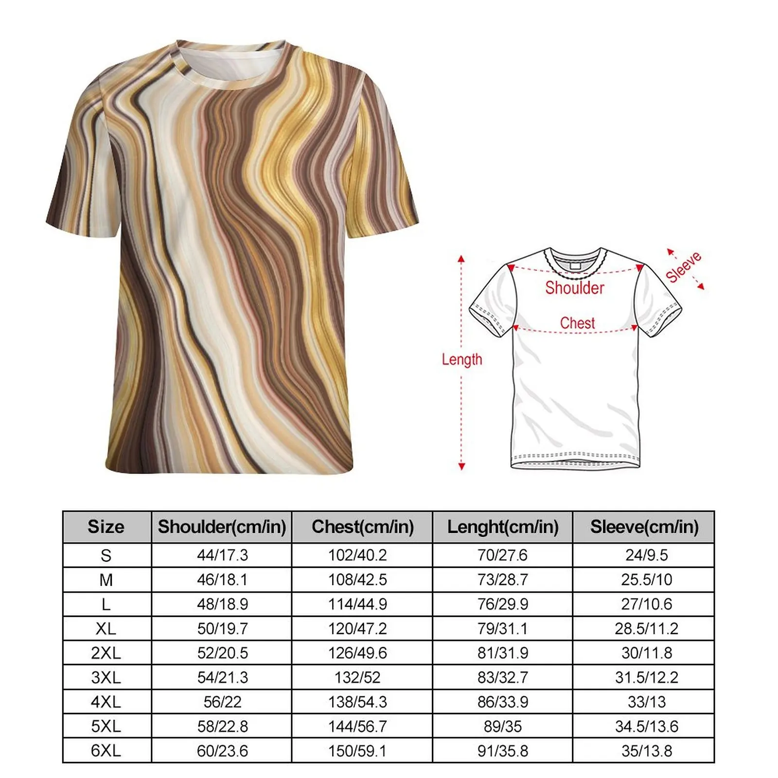 Oversize Marble Print T-Shirts Grey And Gold Casual T Shirt Short Sleeve Ladies Funny Tshirt Beach Graphic Tees
