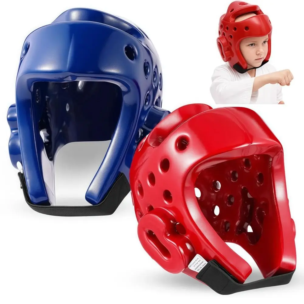 Lightweight Kid Taekwondo Helmet Flexible Portable Martial Arts Fight Mask Breathable Sturdy Head Guard Children's Taekwondo