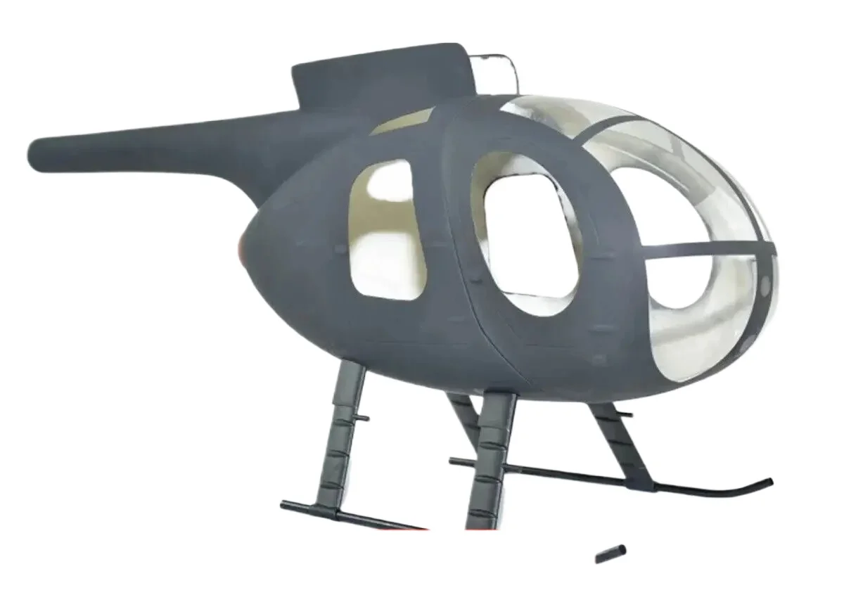 Roban 450 Size MD-500D Little Birds Helicopter Scale Fuselage Glassfiber RC Heli Parts