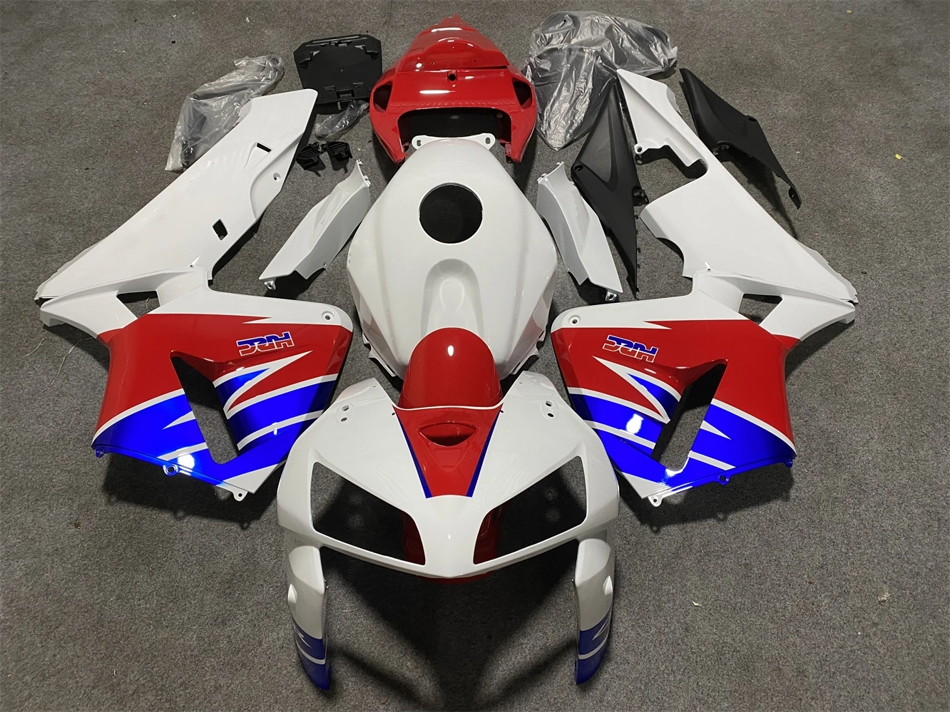 

Комплект обтекателей для мотоцикла CBR600RR 05 06 CBR600 F5 2005 2006, обтекатель красного, синего, белого цвета, защитная пластина для мотоцикла