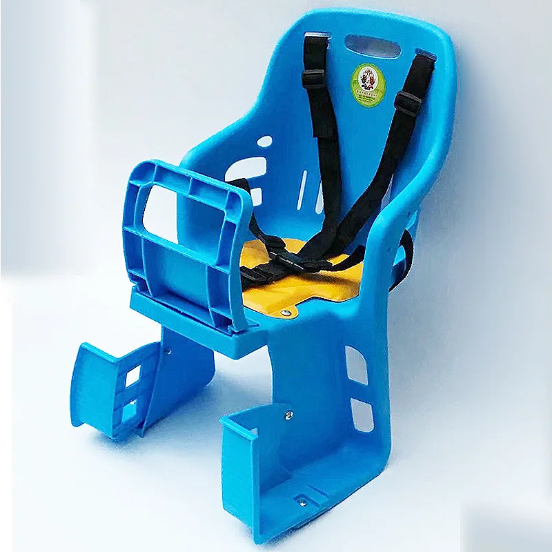 Silla de bicicleta para niños, asiento de bicicleta de seguridad para niños, asiento de bicicleta de plástico para bebés, silla de bicicleta grande