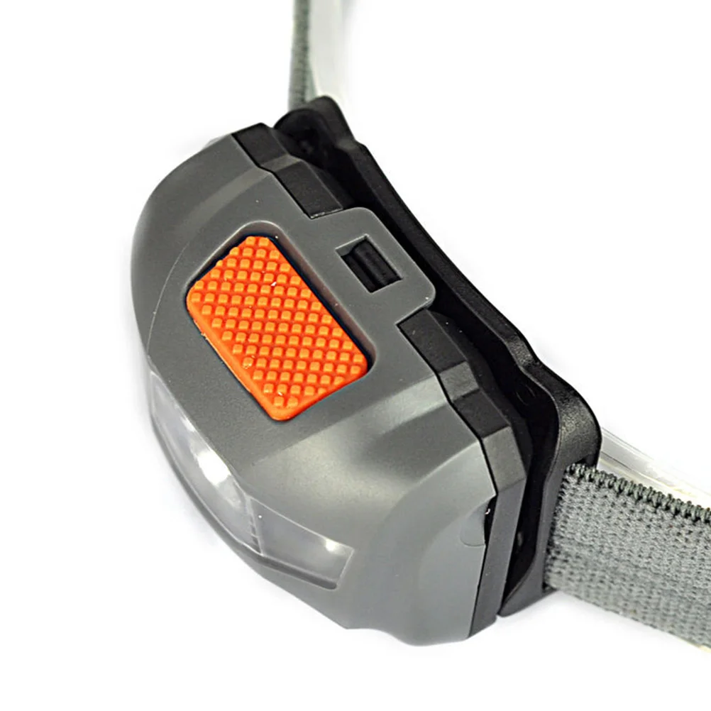 

Mini LED Headlamp Bright Red White Strobe Mode Adjustable Belt Waterproof Outdoor Safety Light Visual Warning Riding Lamp
