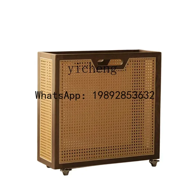 

b2fitness equipment storage basket black walnut rattan badminton storage rack basket with wheels