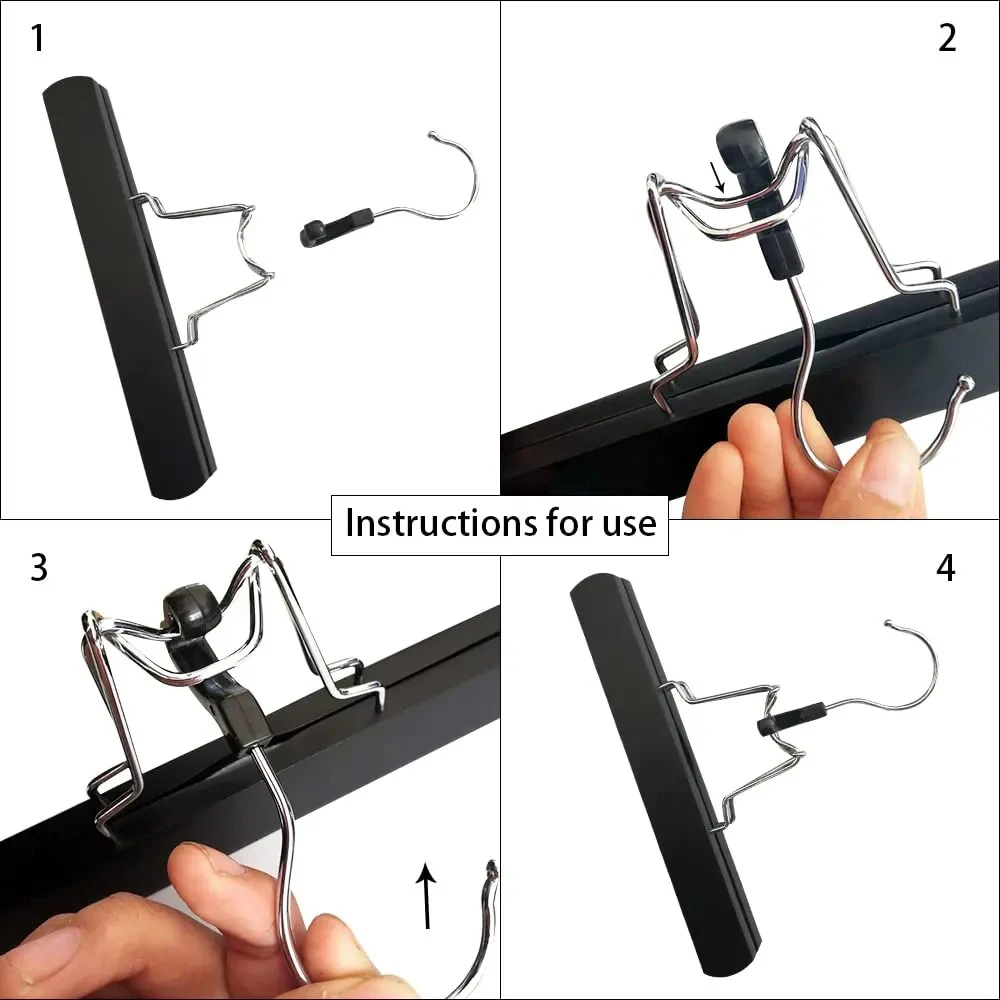 Cheap Black Portable Wig Bag With Hanger Wig Storage Bags Pack Holder For Virgin Hair Weft Clip In Hair Extension image 3