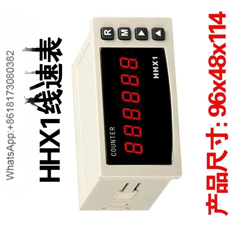 HHX1 AC220V DC24V line speedometer shows a 6-digit display of 0-10V proximity switch signal