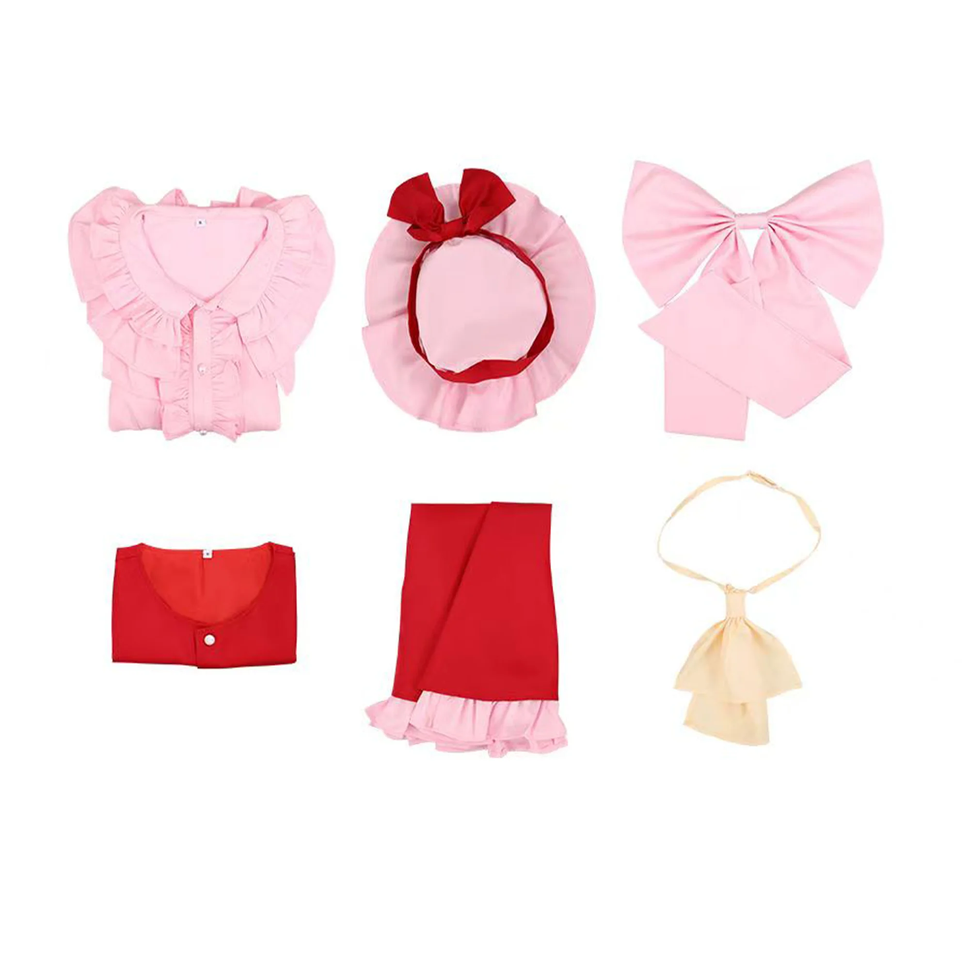 Anime Touhou Project Cosplay Flandre Scarlet kostium wampir gotycka sukienka Lolita komplet kobiece stroje imprezowe