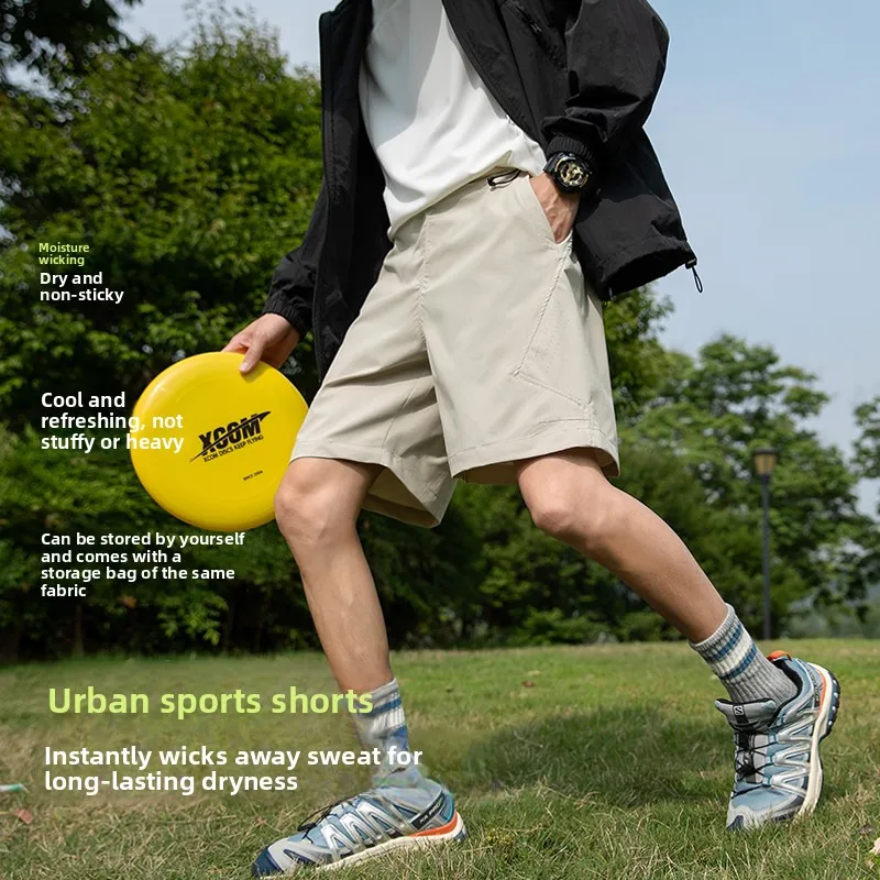 

New Summer Men's Casual Loose Shorts American Style Fashion Knee Length Sports Shorts