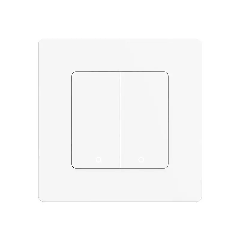 

Умный Wi-Fi выключатель света ABKQ-Tuya, 2-клавишный диммер, управление через приложение Smart Life, совместим с Alexa и Google Assistant