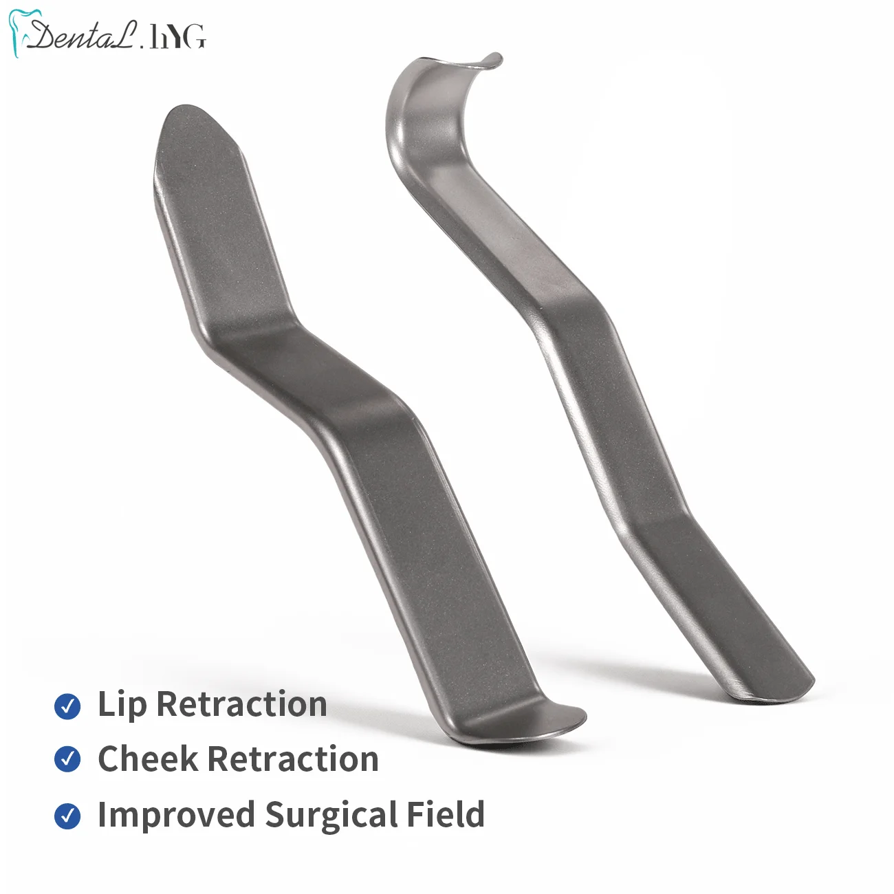 1PCS S-Shape Stainless Steel Lip Cheek Retractor Dental Mouth Opener Lip Hook Clamp Surgical Implant Dentist Instrument Tool