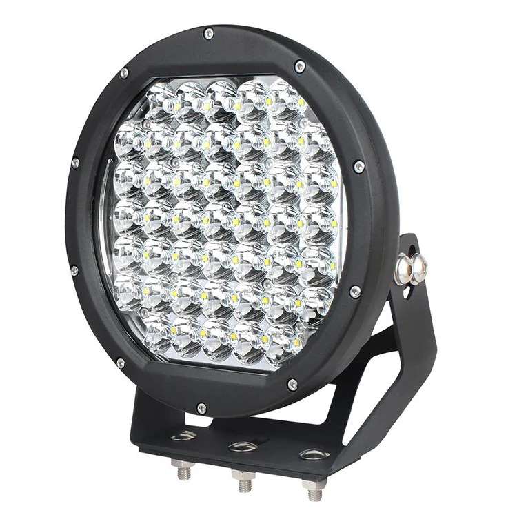 

225W 9'' Круглый внедорожный светодиодный рабочий фонарь дальнего света Красный и черный противотуманный фонарь из алюминиевого сплава для 4WD 4x4 Offroad Truck ATV SUV