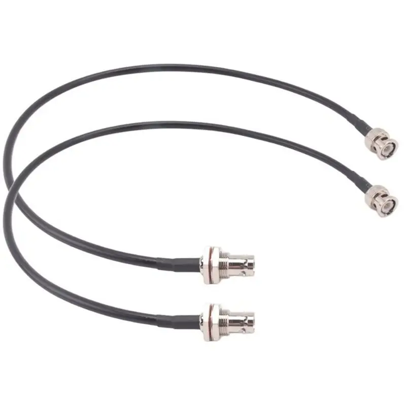 [NEW A09R!】 Wireless Microphone Antenna Extension Cable(2 Pieces), 50Cm Length With BNC Connectors, Designed For Rack Mount Syst