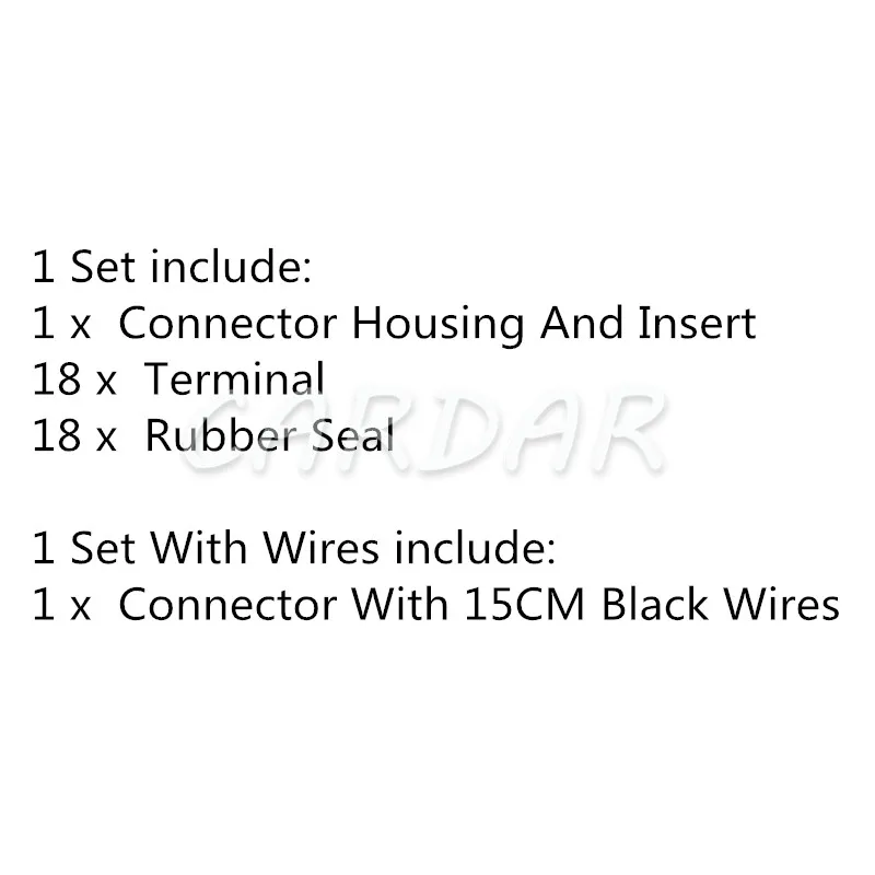 18 Pin 1.8 ECU Female HDSCS Plug 2-1563759-1 Auto Electric Housing Plug Wiring Cable Waterproof heavy-duty Connector AC Assembly