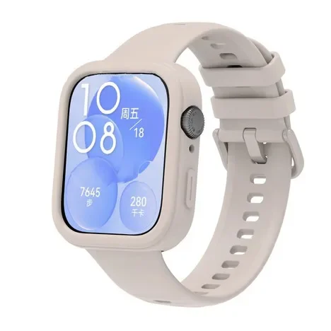 Мягкий чехол из ТПУ для Huawei Watch Fit3 Fit 3, тонкая защитная пленка для экрана смарт-часов ярких цветов