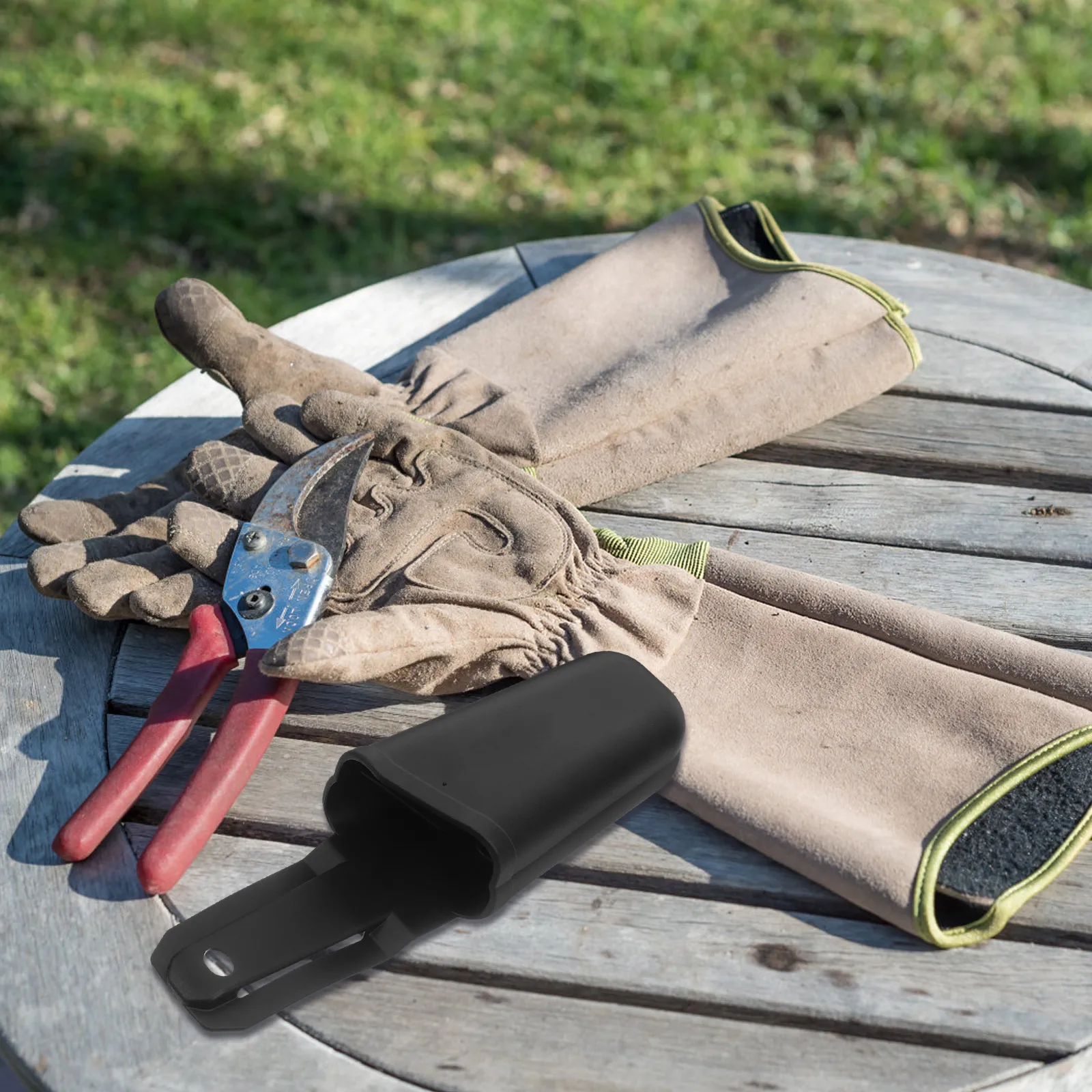 

1pc Thickened Rubber Pruning Shears Pouch Garden Tool Storage Bag Scissors Waist Pouch Multifunctional Organizer Orchard Branch